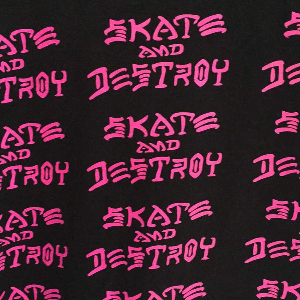 Supreme thrasher T-shirt Small black skate destroy - Picture 3 of 6